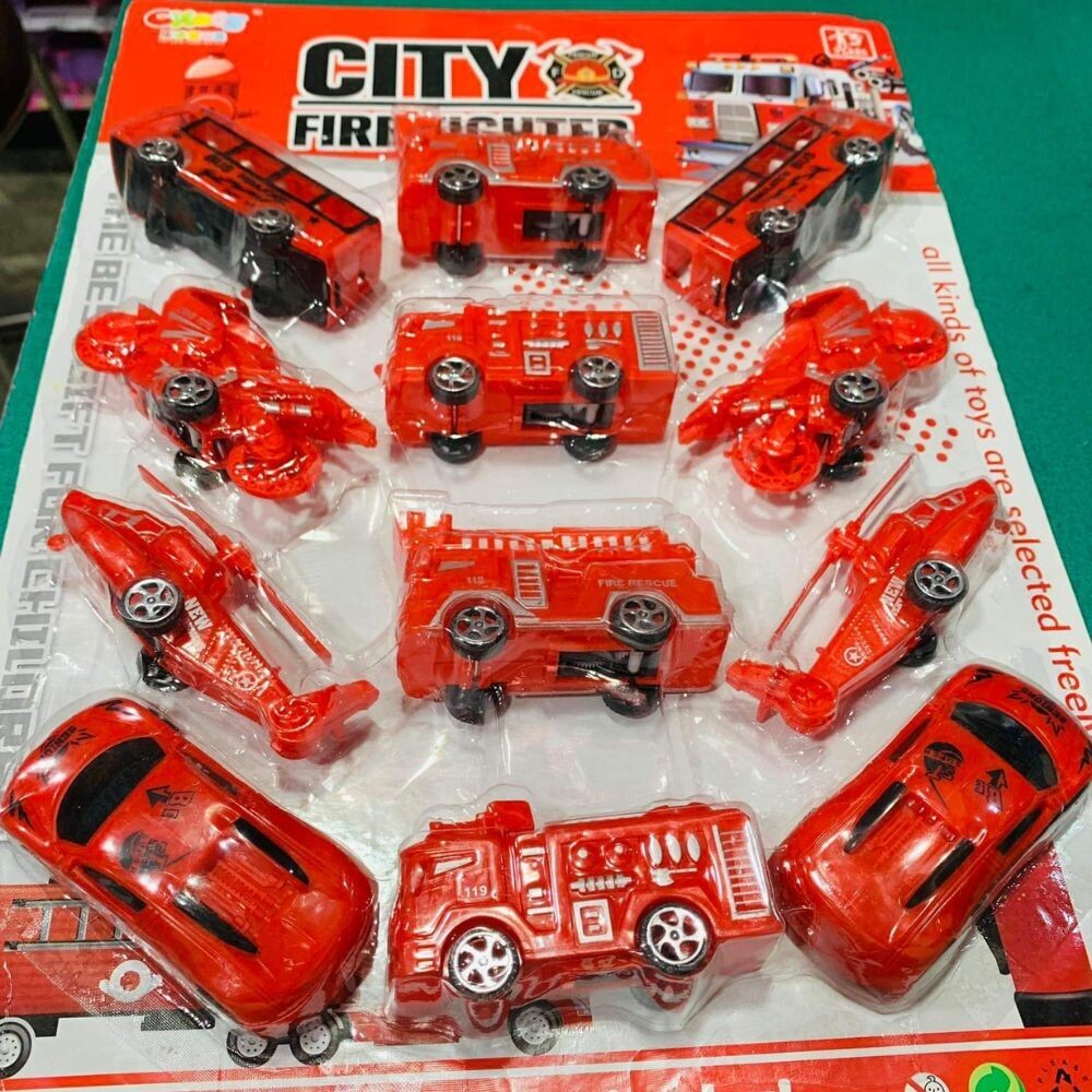 Firefighter City Rescue Team Firemen Toys Set