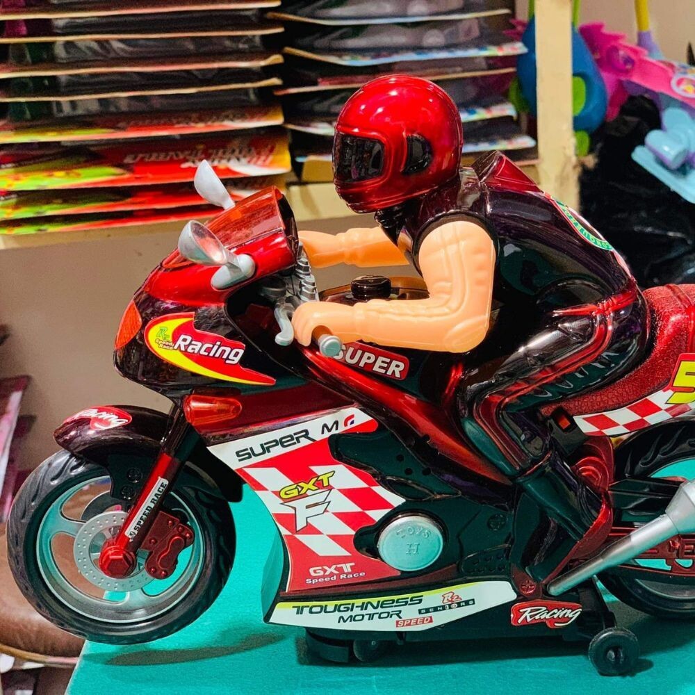 Racing Motorcycle Sport Bike Toy for Kids