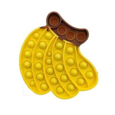 Pop It Fidget Toy Rainbow SuperSized BANANA