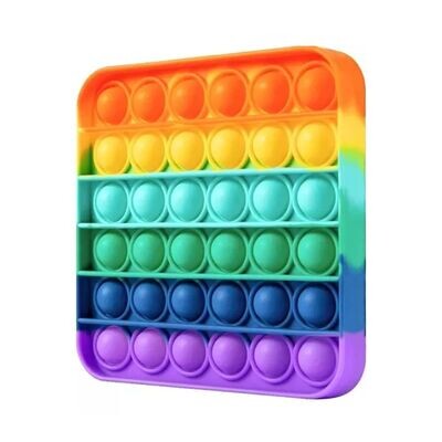 Learning Push Pop Bubble Square Toy