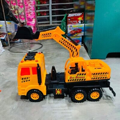 Crane Truck Pullback Toy Car