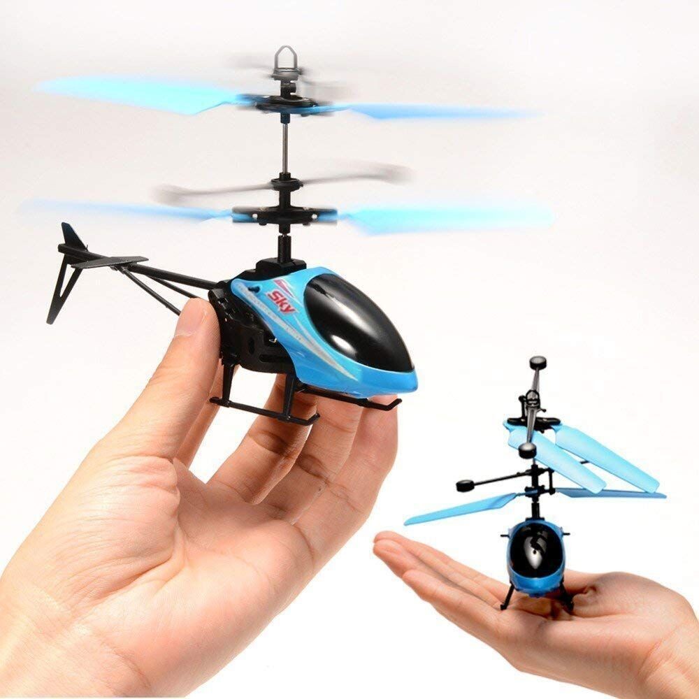 Rechargeable Flying Helicopter Toy for Kids with Infrared Sensor and Remote Controler