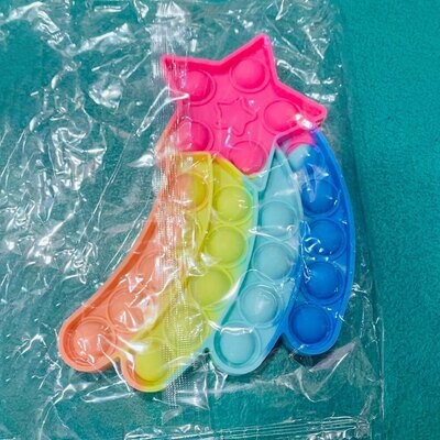 Fidget Toys, Push Pop Bubble Fidget Sensory Toy - star