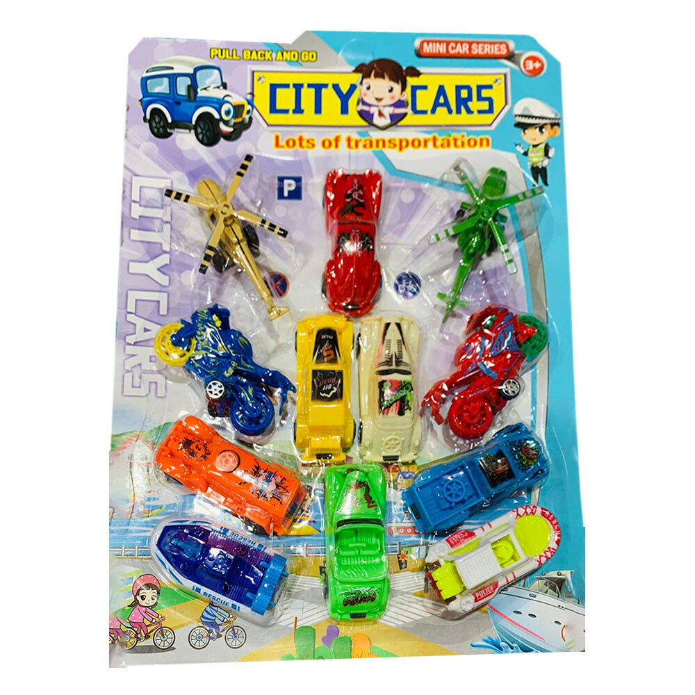 City Cars Full Pack Set For Kids