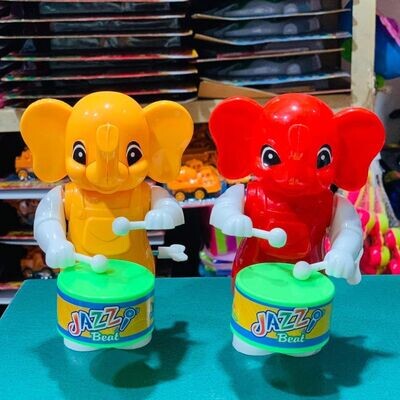 Elephant with Drum Key Operated Toys
