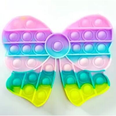 Nilzone Butterfly Pop It Fidget Toys, Push Pop Bubble Squeeze Sensory Toy