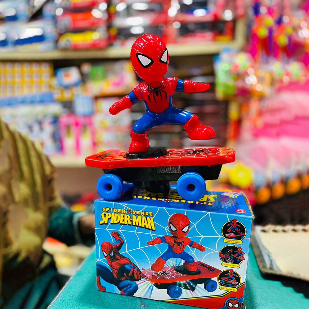 Dancing Spinning Spider Man Toy with Lighting Music