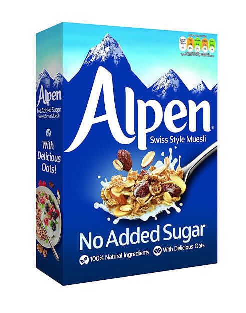 Alpen muesli no sugar added 560gm