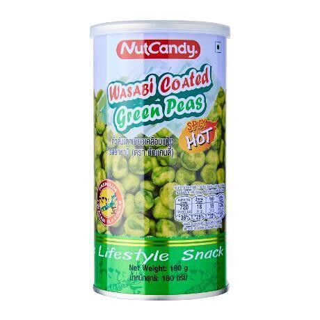 Nut Candy Wasabi Coated Green Peas - 180g