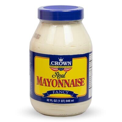 Crown Real Mayonnaise Fancy 947ml (USA)