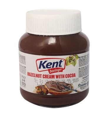 Kent Boringer Hazelnut Cream with Cocoa-350gm