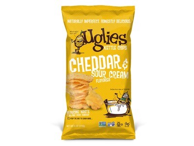 UGLIES Cheddar & Sour Cream Kettle Cooked Potato Chips