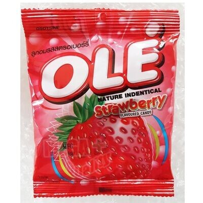 OLE Strawberry Flavour Nature Candy 40g.