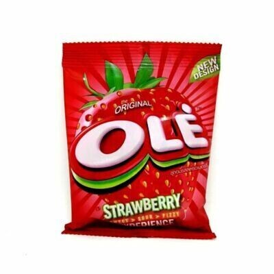 Ole' The Original Strawberry Flavored Sweet Sour Fizzy Candy