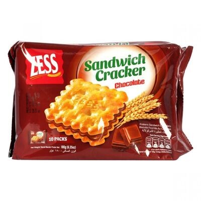 Zess Sandwich Cracker Chocolate-180g