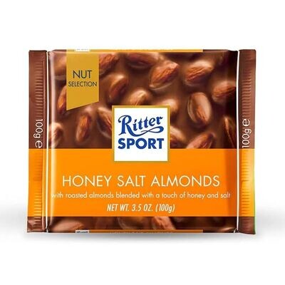 Ritter Sport Honey Salted Almonds 100g