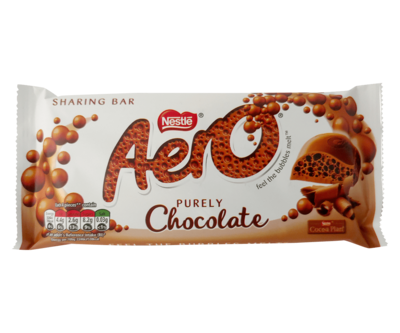 Aero Purely Chocolate Sharing Bar 90G