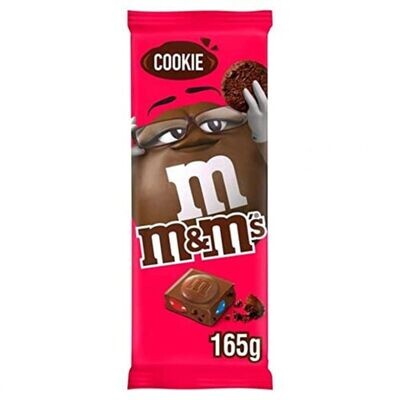 M&M's Cookie Chocolate Bar 165g