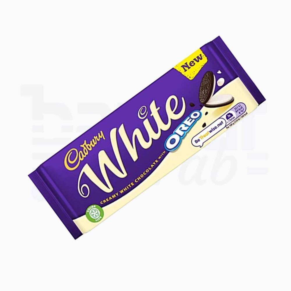 Cadbury Oreo White Chocolate Bar – 120 G