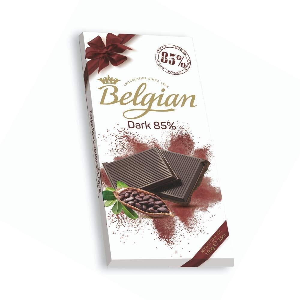 The Belgian 85% Dark Chocolate Noir Bar Chocolate