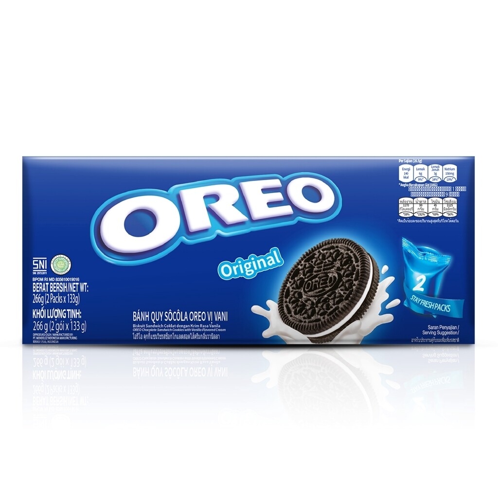 Oreo Original - Vanilla Cream, Choco Sandwich Cookies