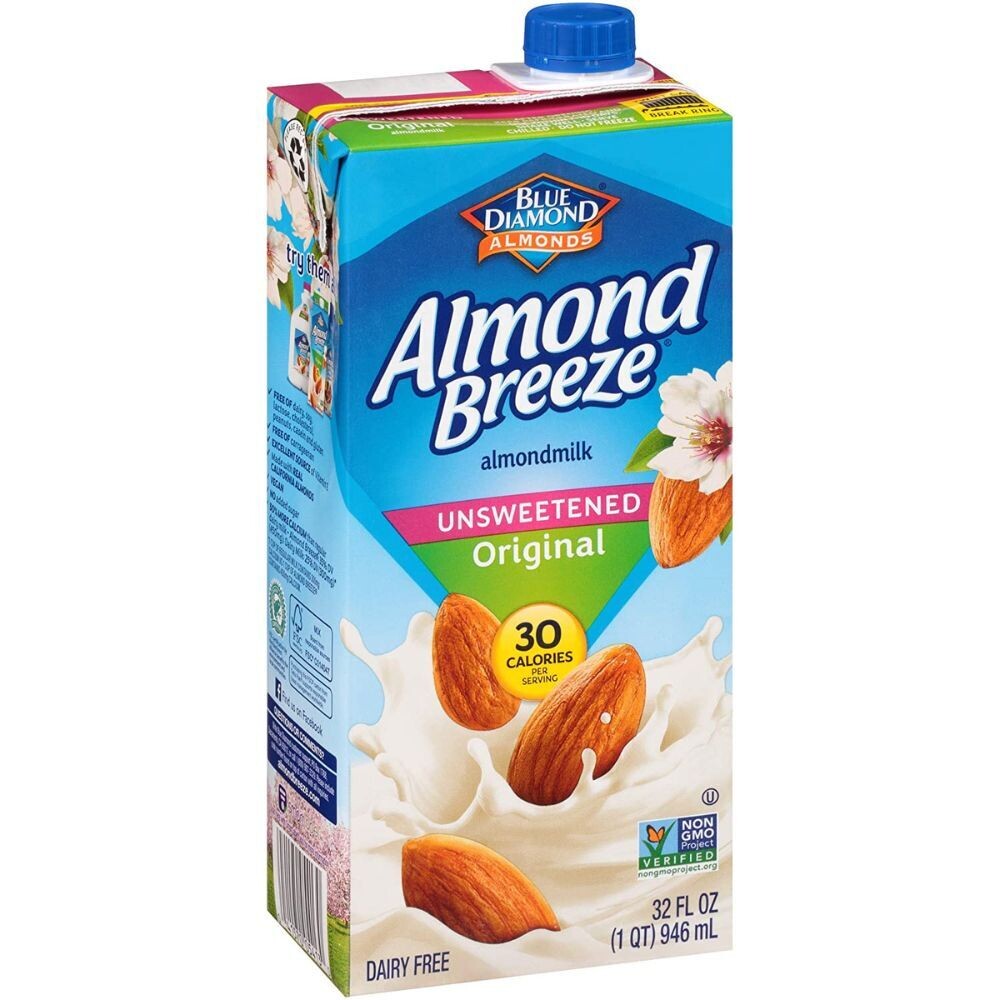 Almond Breeze Dairy Free Almondmilk, Unsweetened Original
