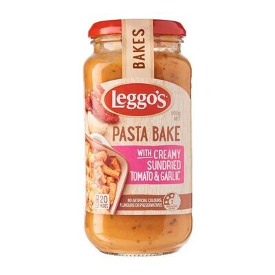 Leggo's Creamy Sundried Tomato and Garlic Pasta Bake 500g