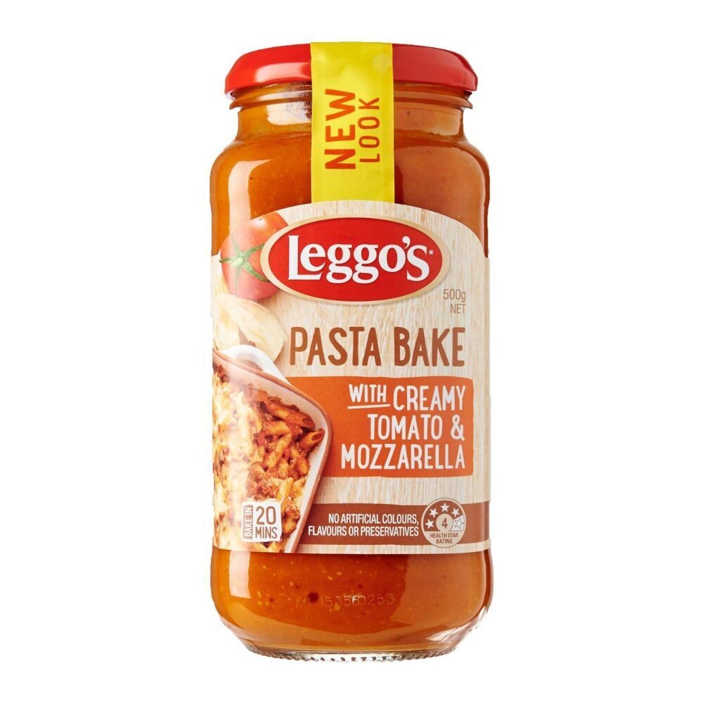Leggo's Creamy Tomato And Mozzarella Pasta Bake Sauce