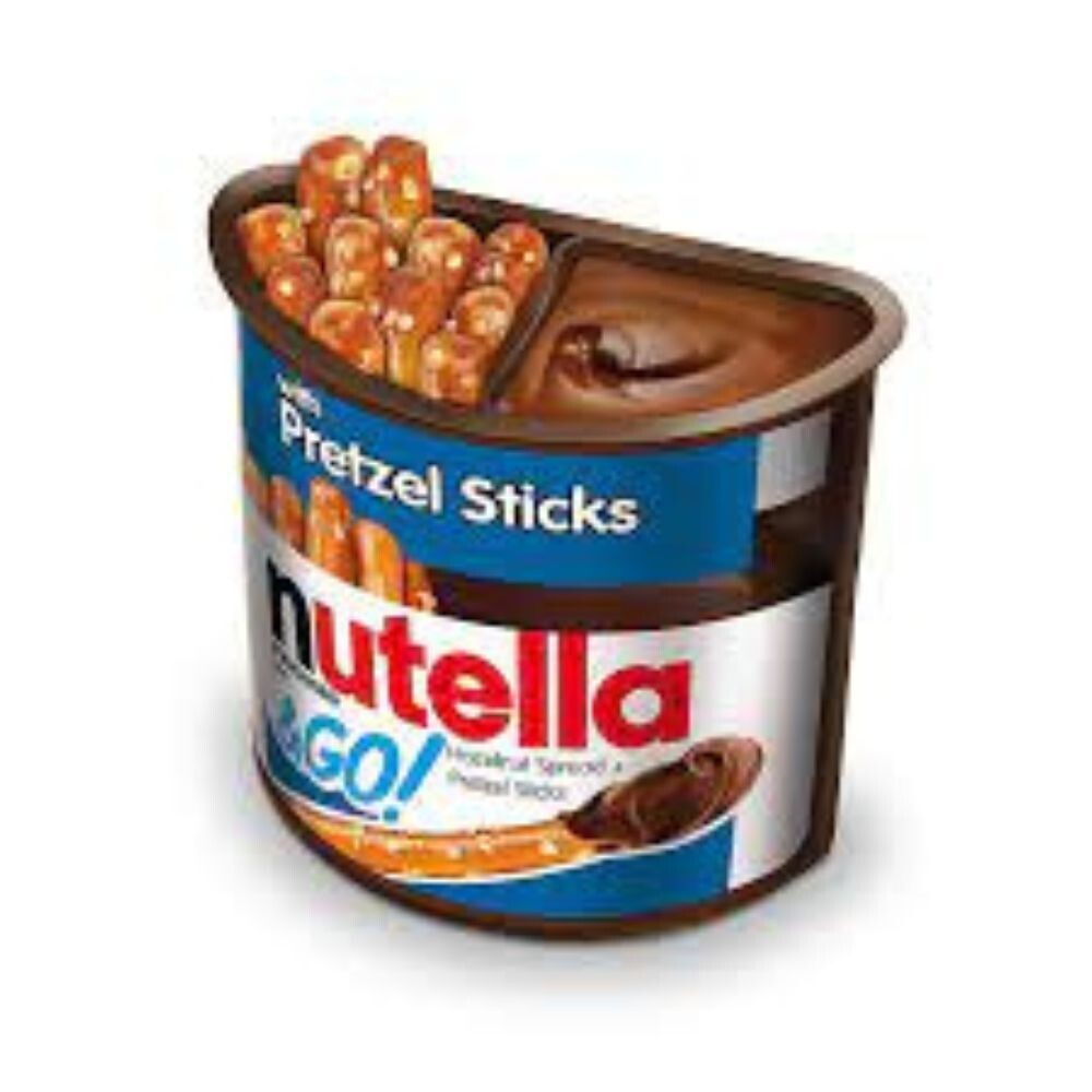 Nutella &amp; Go! Hazelnut Spread &amp; Pretzel Sticks 54gm (Imported)