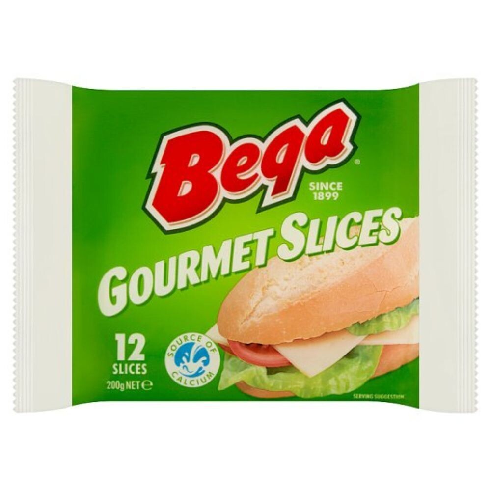 Bega Gourmet Cheese- 200g (12 Slices)
