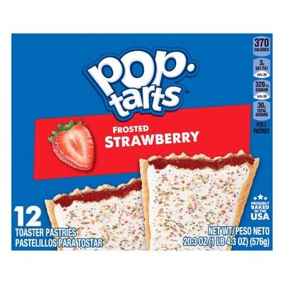 Pop Tart Kellogg&#39;s Pop-Tarts, Frosted Strawberry 12 count