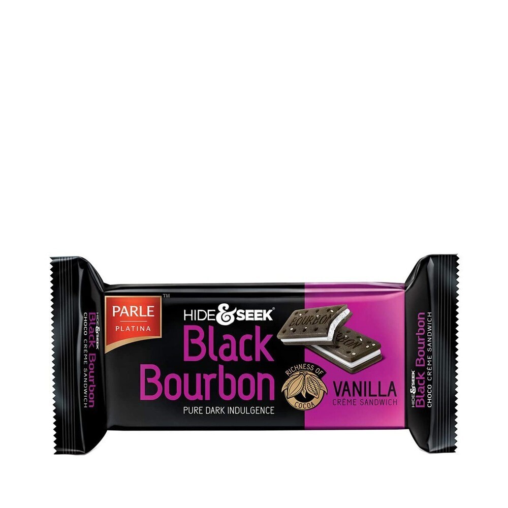 Parle Hide & Seek Black Bourbon Vanilla Biscuit 100 gm