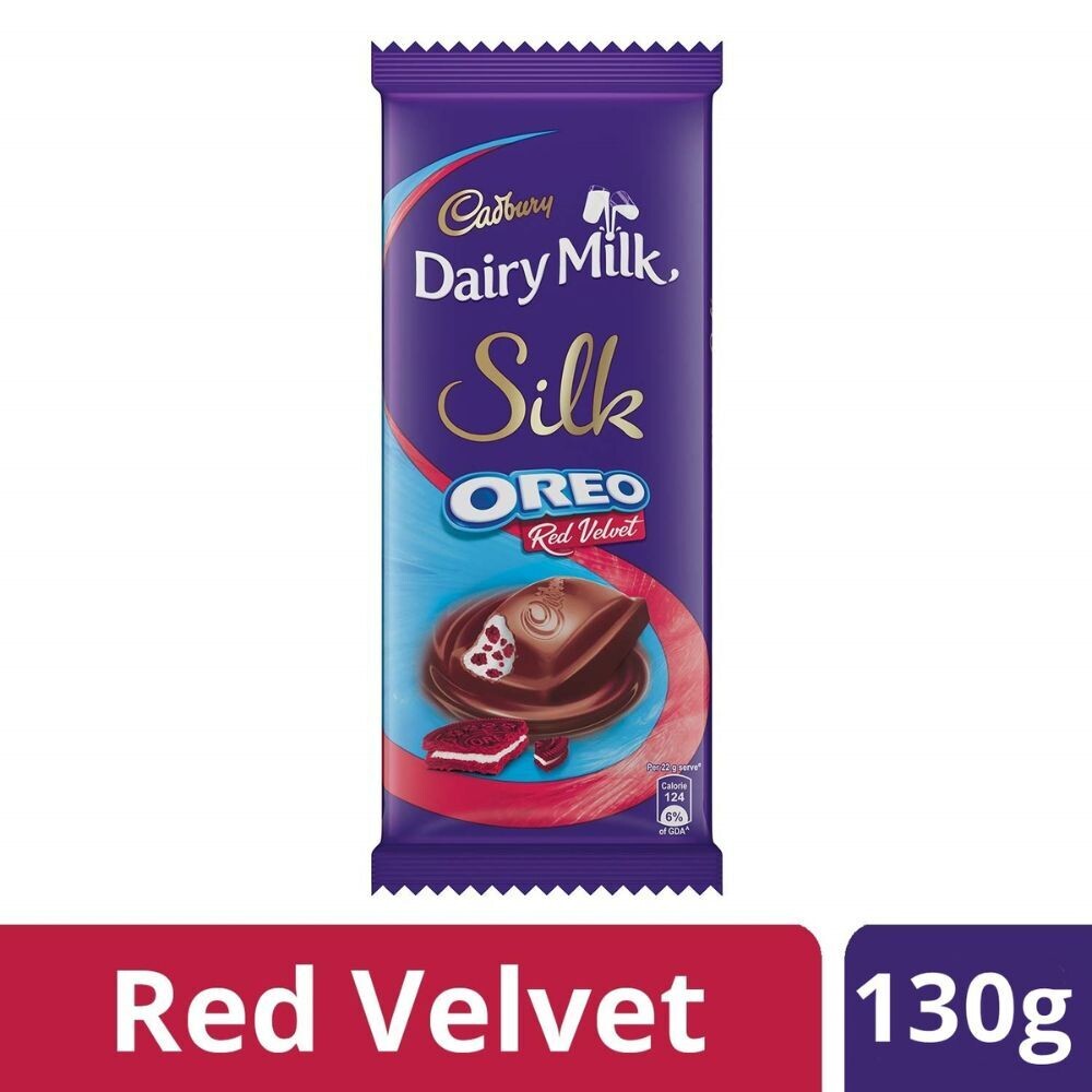 Cadbury Dairy Milk Silk Oreo Red Velvet 130gm