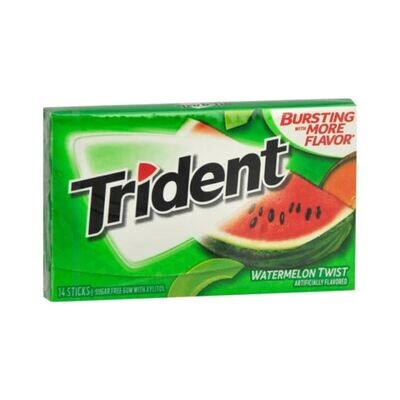 Trident Watermelon Twist Gum 14 Sticks
