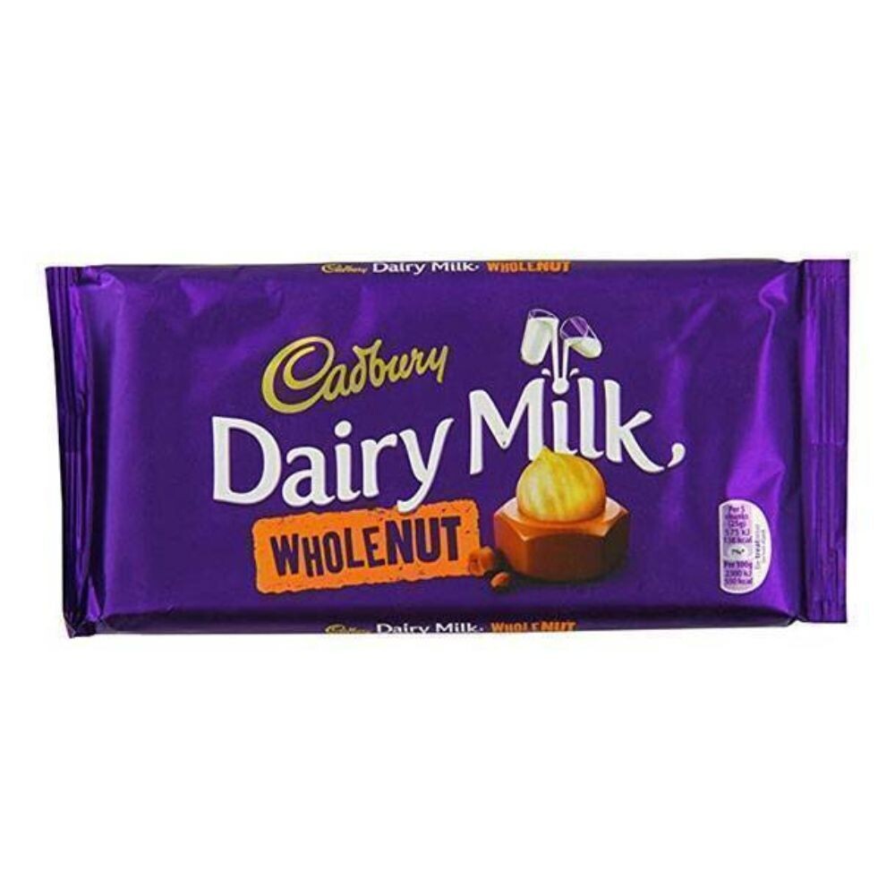 Cadbury Dairy Milk Whole Nut 200 gm