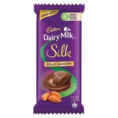 Cadbury Dairy Milk Silk Roast Almond- 143gm