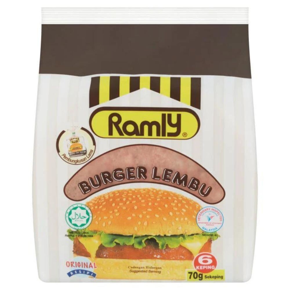 Ramly Beef Burger Patty (6pcs)