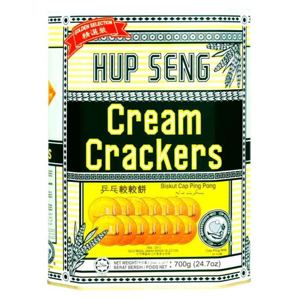 Hup Seng Cream Crackers Biscuits-700gm- Malaysia