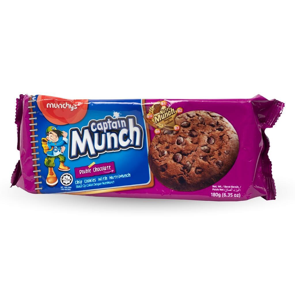 Munchy’s Captain Munch Double Chocolate (180g)