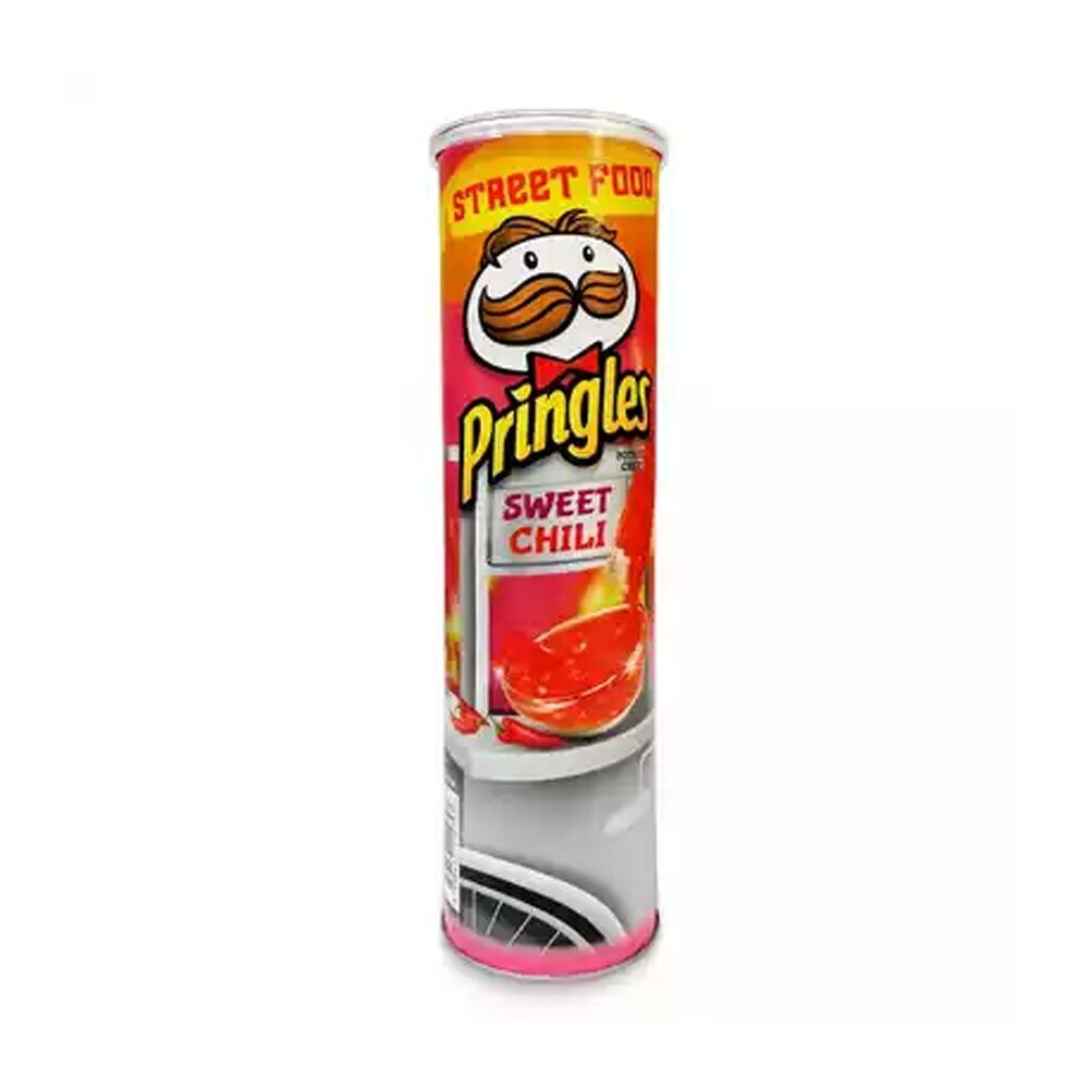 Pringles potato chips sweet chilli 147gm