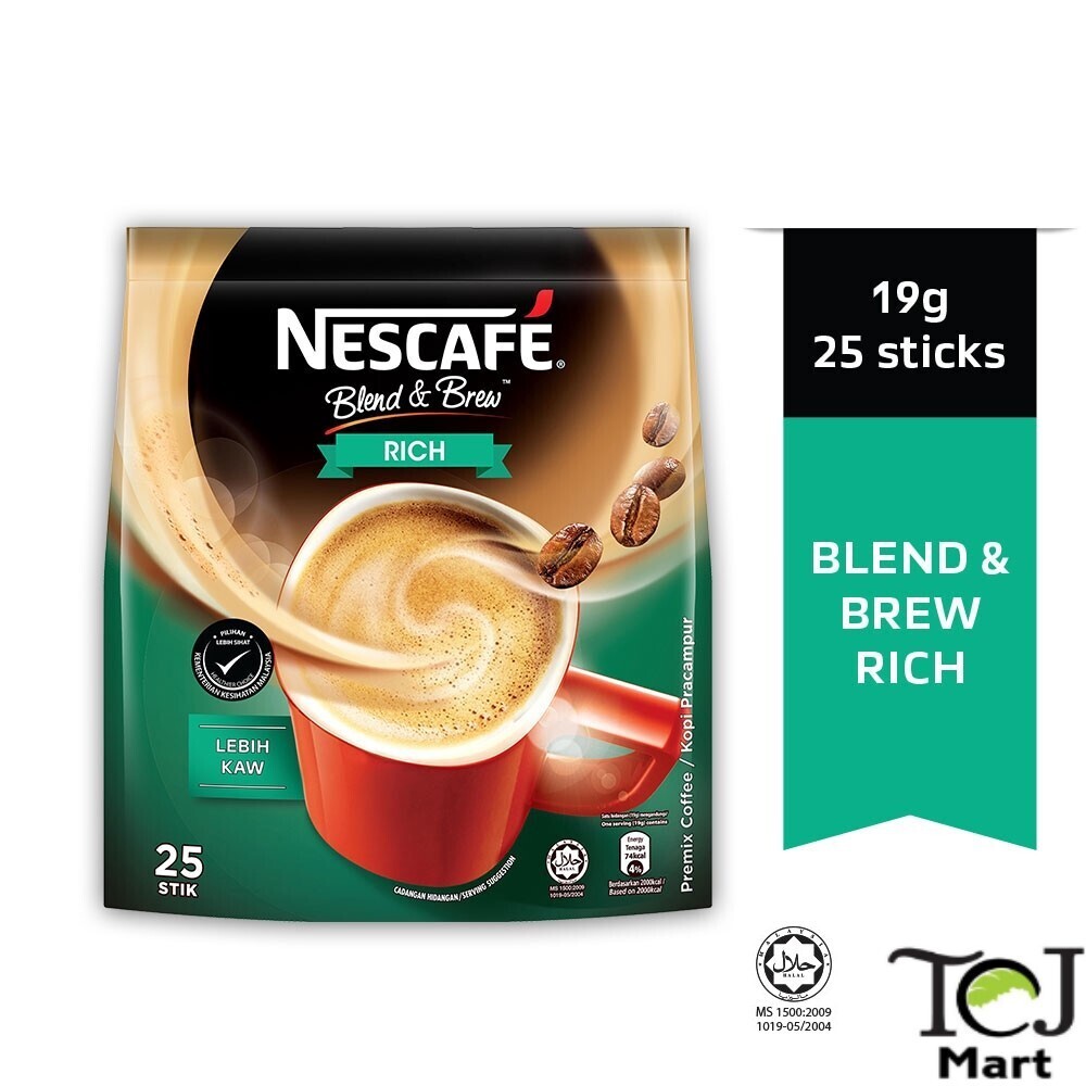 Nescafe Blend & Brew Rich (25sticks)