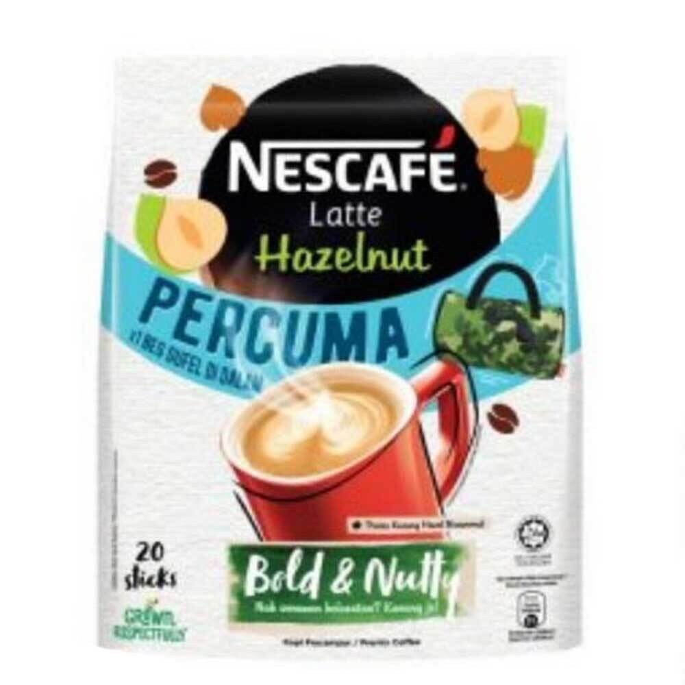 Nescafe Latte Hazelnut 20 stick (20 x 24gm)