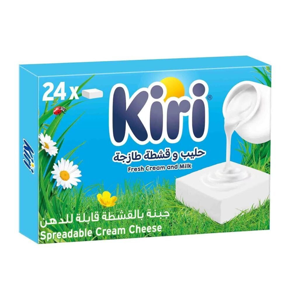 Kiri Spreadable Cream Cheese Squares (432gm)