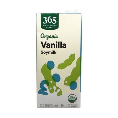 365 Organic Vanilla Soy Milk 946ml