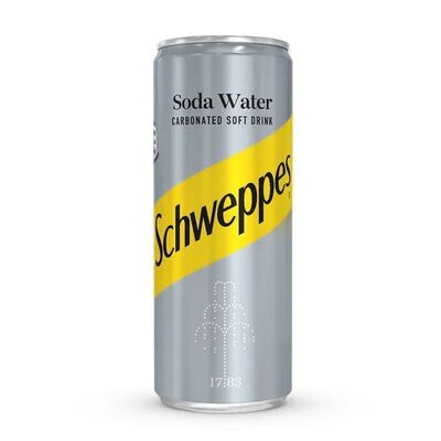 Schweppes Soda Water Can 330ml