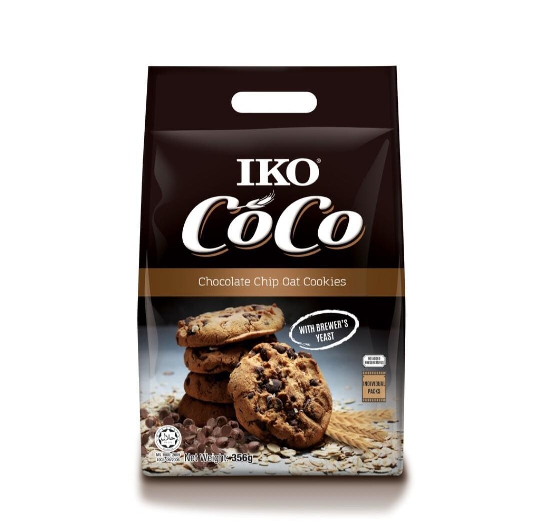 Iko Coco Chocolate Chip Oat Cookies 356g