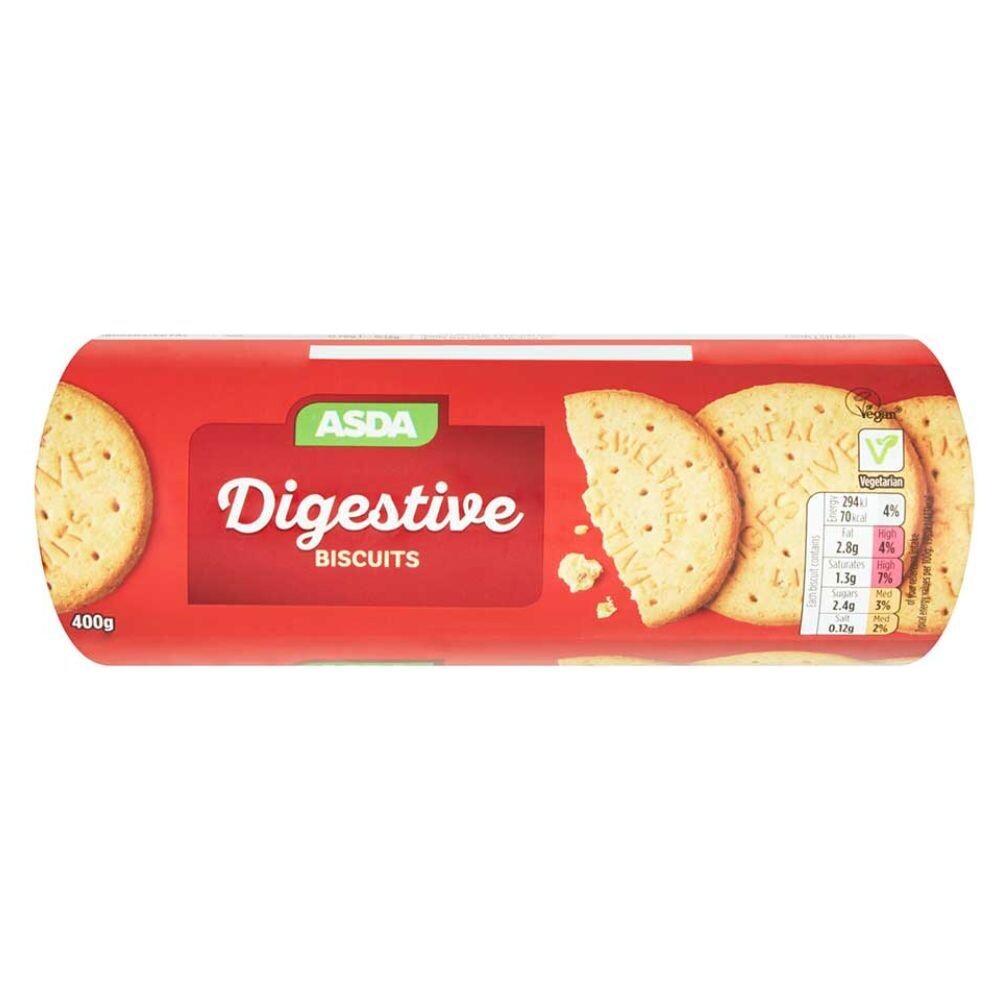 ASDA DIGESTIVE BISCUITS 400G