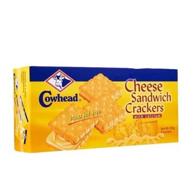 COWHEAD Cheese Sandwich CRACKERS 190G
