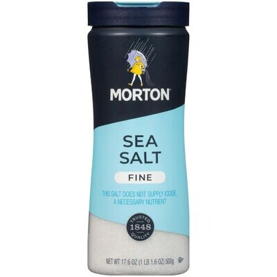 Morton Fine Sea Salt (500gm)