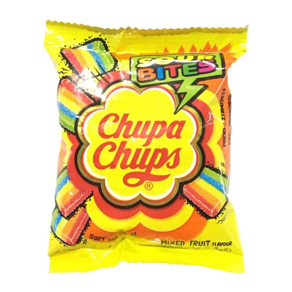 Shop Chupa Chups Sour Bites Mix Fruit Flavour